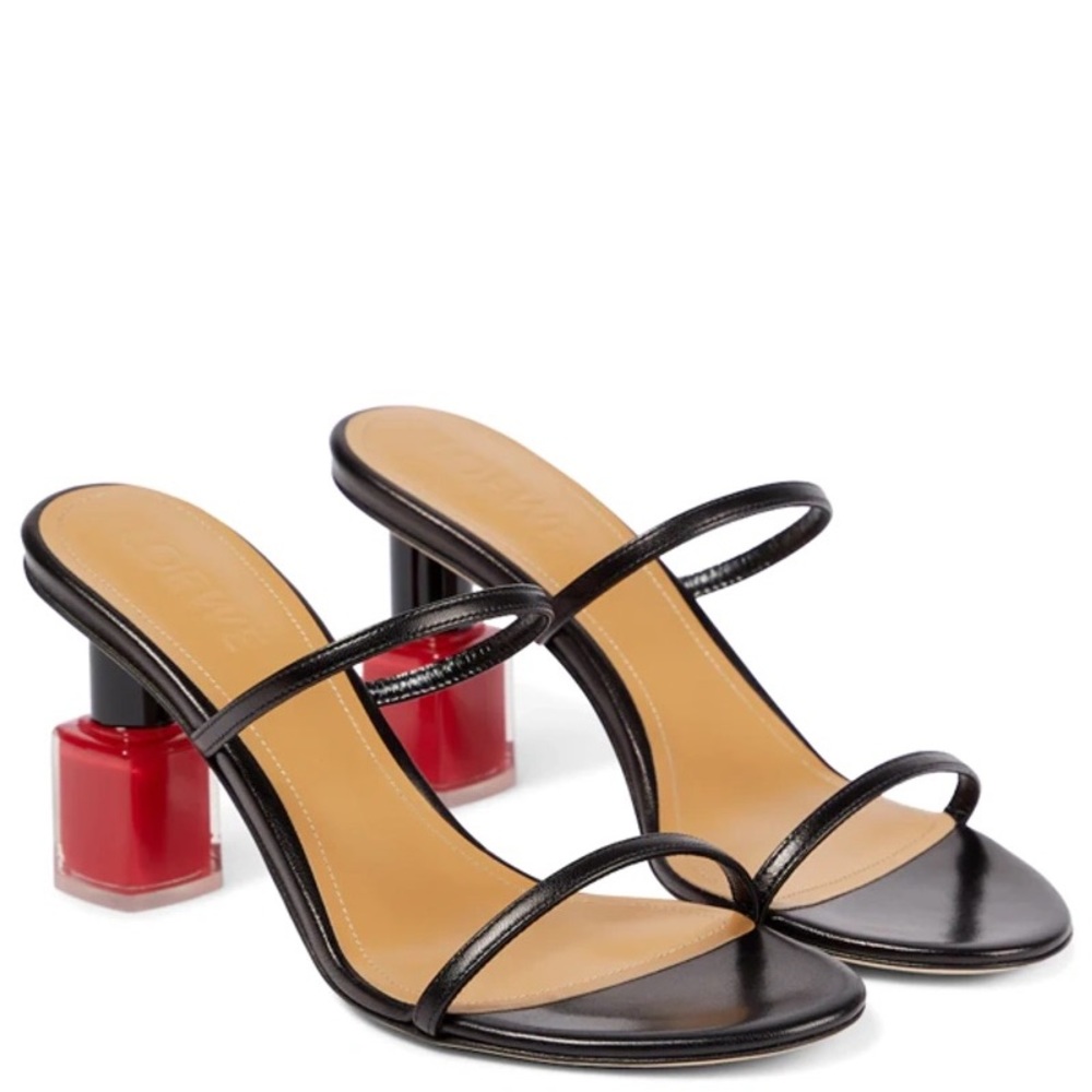 Loewe Nail Polish Leather Mule